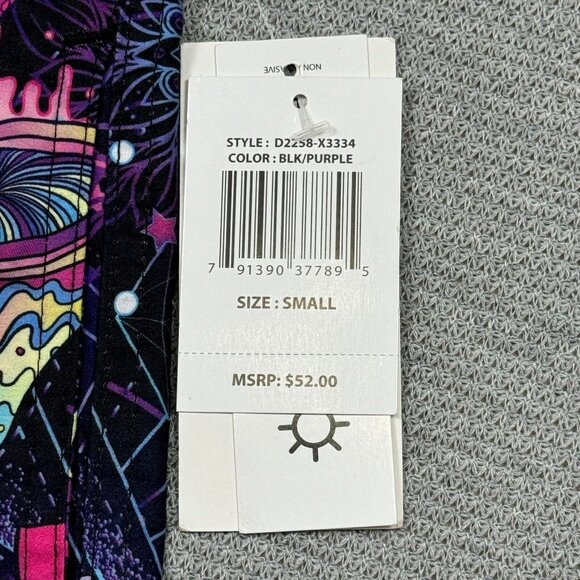 Kronic Prints Drill Clothing Mens Psychedelic Mushroom Board Shorts Size S NWT - Picture 10 of 15